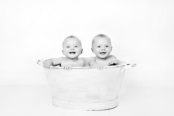 Anna and Jay's Twin Babies Photos 