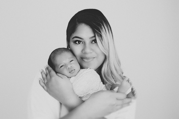 gorgeous baby photo of Kensei and Tas taken by our Auckland newborn photographer